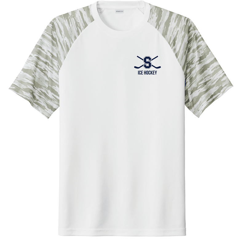 Midd South Hockey Drift Camo Colorblock Tee