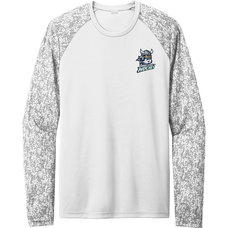 Hard Edge Hockey Long Sleeve Digi Camo Tee