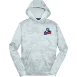 CT Wolfpack South Youth Sport-Wick CamoHex Fleece Hooded Pullover