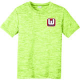 CT Whalers Tier 1 Youth PosiCharge Electric Heather Tee