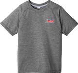 Mass Conn United Youth PosiCharge  Tri-Blend Wicking Raglan Tee