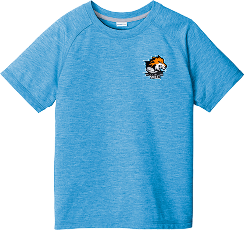 Woodridge Wild Youth PosiCharge  Tri-Blend Wicking Raglan Tee