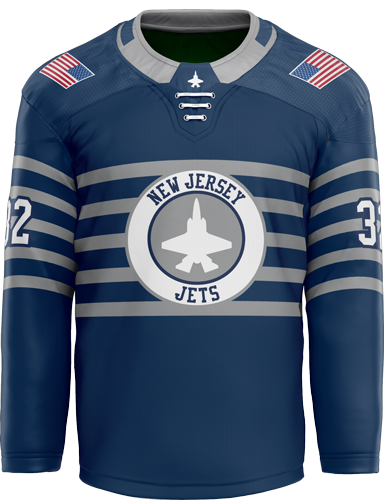 NJ Jets Adult Goalie Jersey